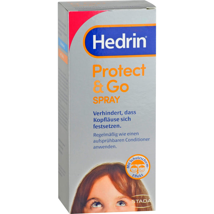 Hedrin Protect & Go Spray verhindert, dass Kopfläuse sich festsetzen, 120 ml Lösung