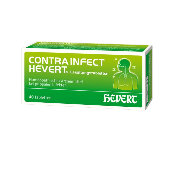 Contrainfect Hevert Erkältungstabletten, 40 St. Tabletten