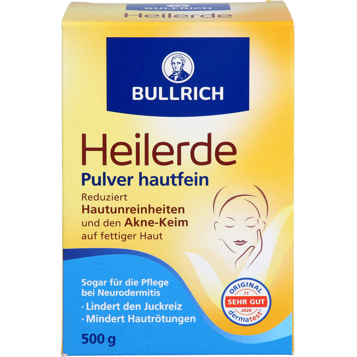 Bullrich Heilerde Pulver hautfein, 500 g Pulver