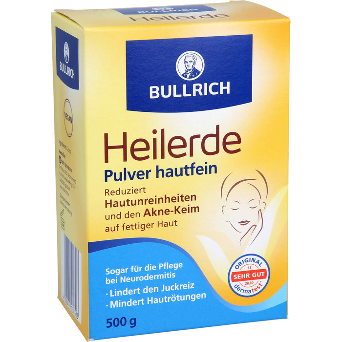 Bullrich Heilerde Pulver hautfein, 500 g Pulver