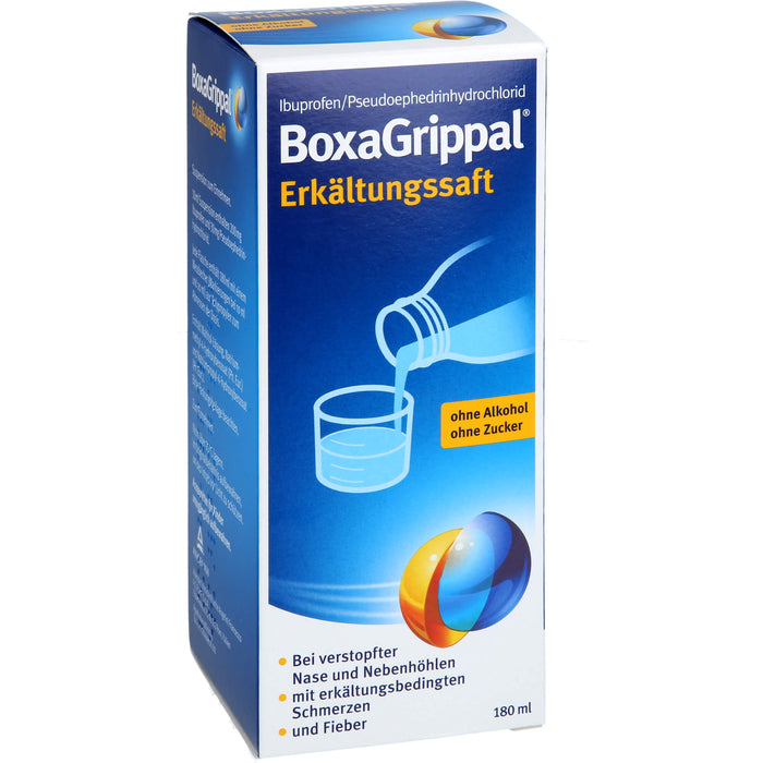 BoxaGrippal Erkältungssaft, 180 ml Lösung