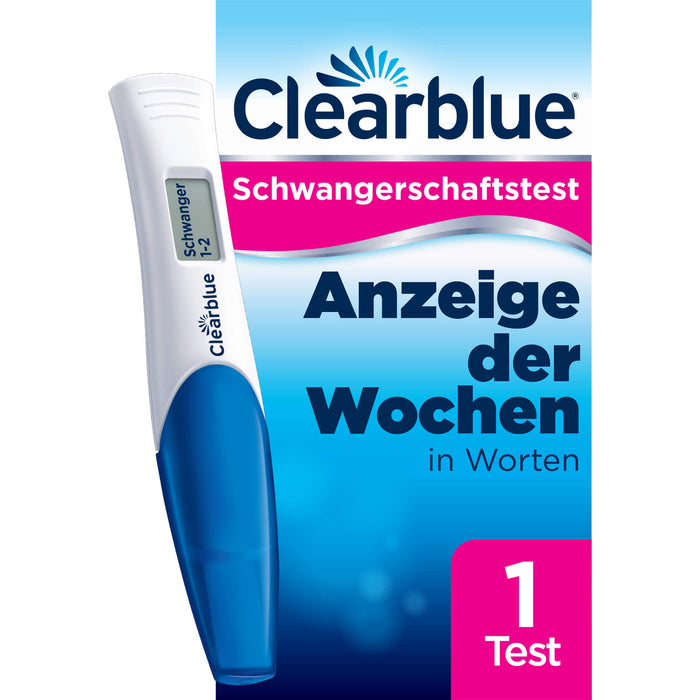Clearblue Schwangerschaftstest mit Wochenbestimmung, 1 St. Teststreifen