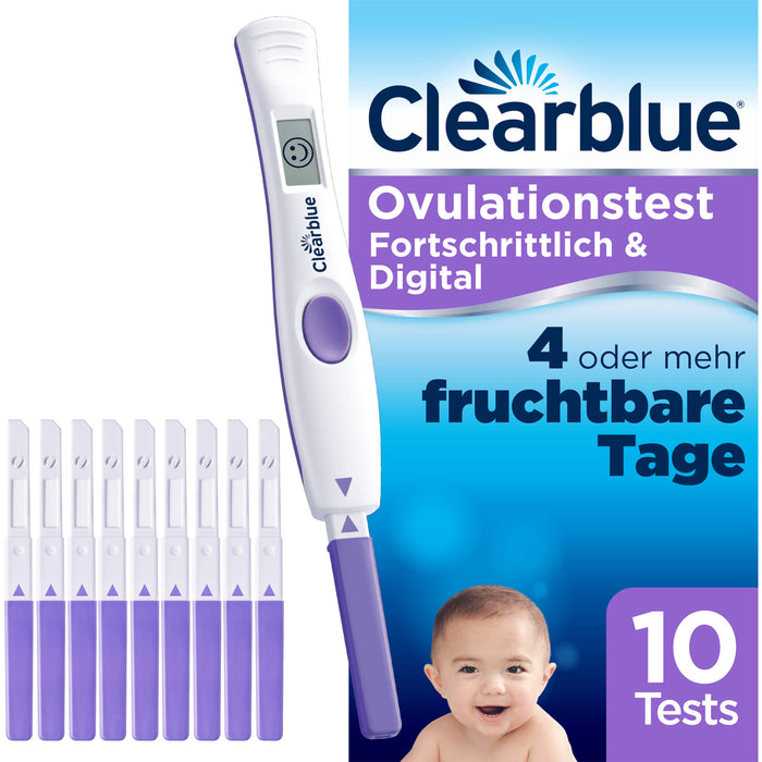 Clearblue Ovulationstest FORTSCHRITTLICH & DIGITAL, 10 St. Test