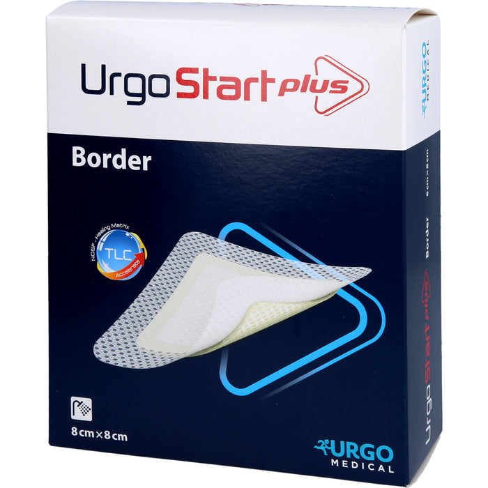 UrgoStart Plus Border 8x8 cm, 10 St VER