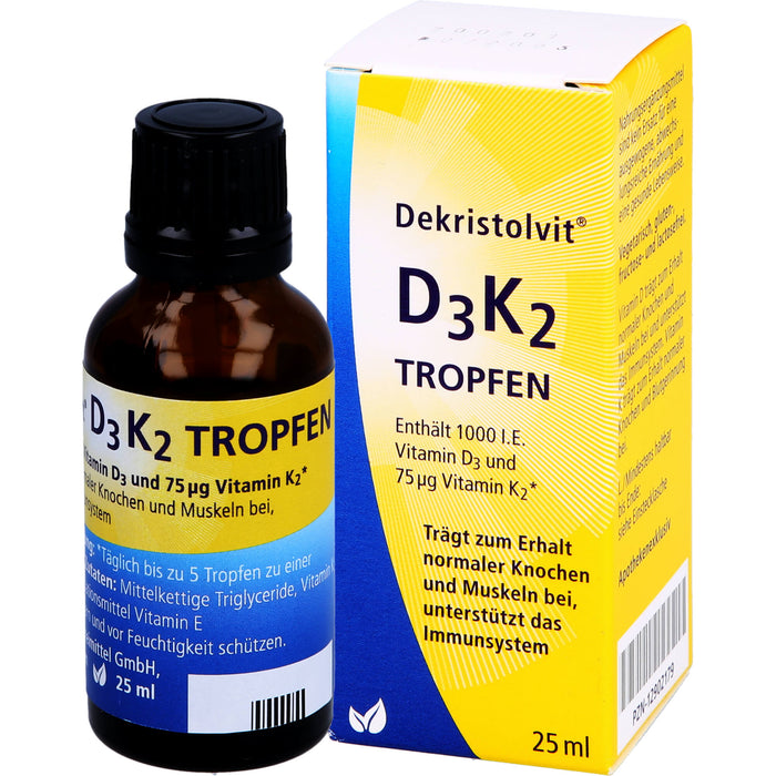 Dekristolvit D3K2 Tropfen, 25 ml Lösung
