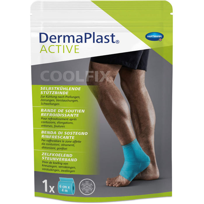 DermaPlast Active CoolFix Selbstkühlende Stützbinde 6 cm x 4 m, 1 St. Bandage