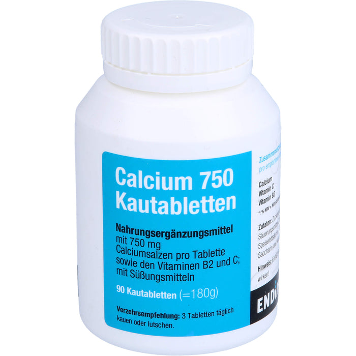 Calcium 750 Kautabletten, 90 St KTA