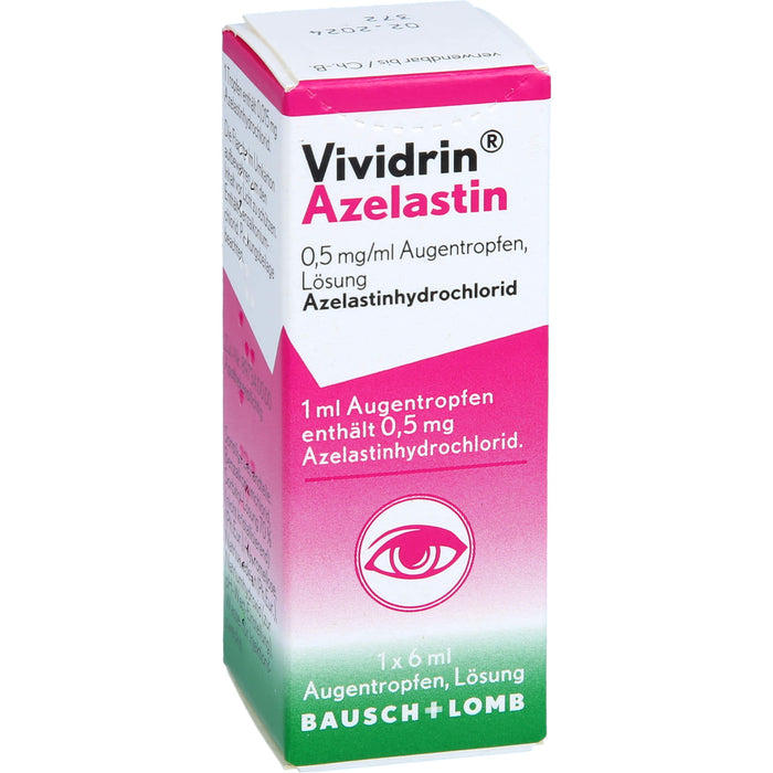 Vividrin Azelastin Augentropfen, 6 ml Lösung