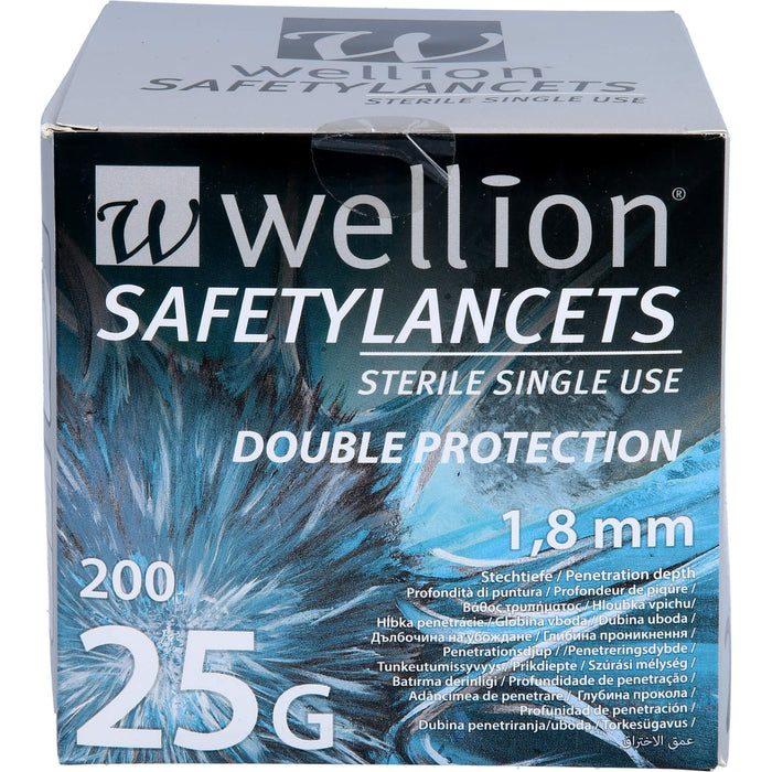 Wellion Safety Lancets 25g, 200 St LAN