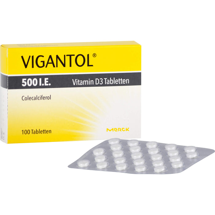 VIGANTOL 500 I.E. Vitamin D3 Tabletten, 100 St. Tabletten