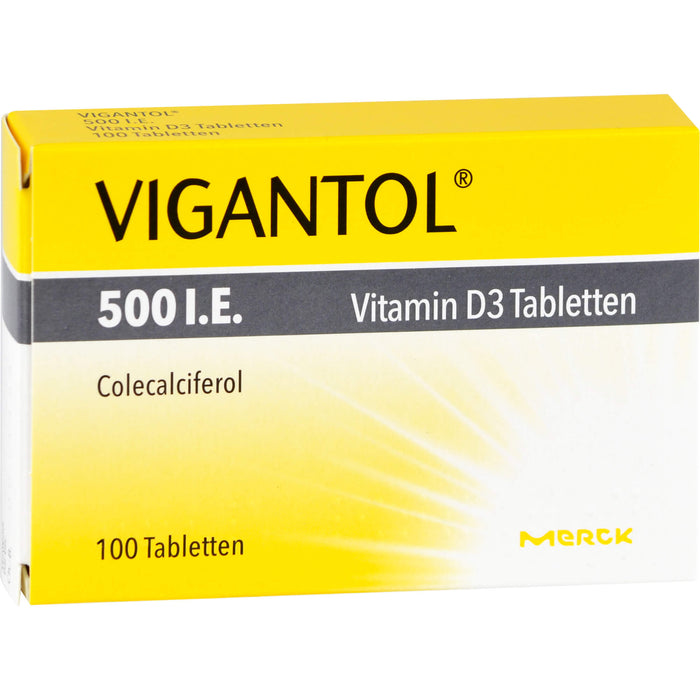 VIGANTOL 500 I.E. Vitamin D3 Tabletten, 100 St. Tabletten