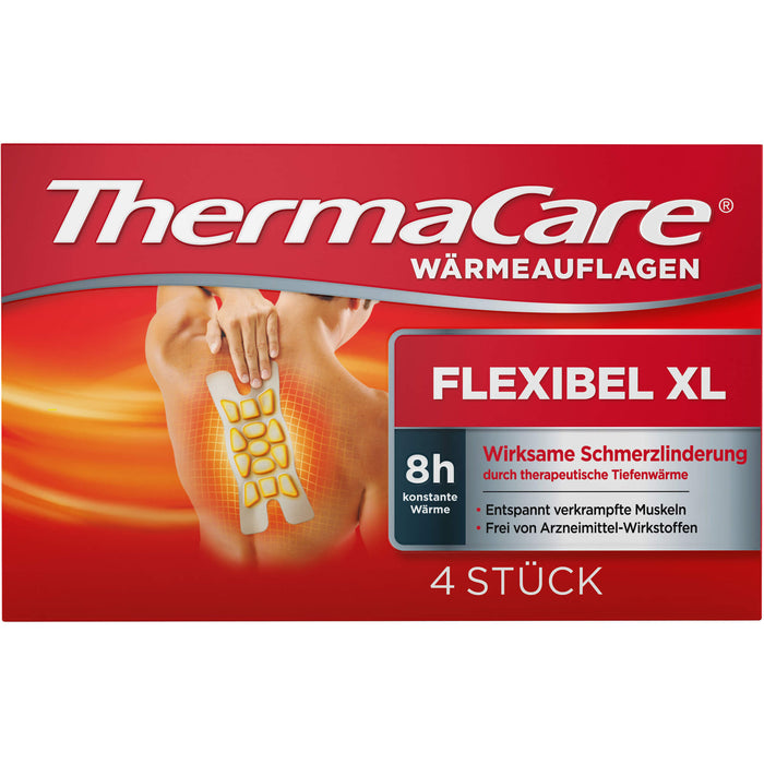 ThermaCare Wärmeauflagen Flexibel XL, 4 St. Pflaster