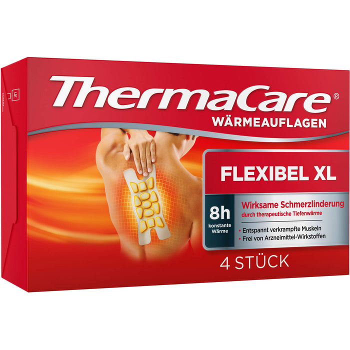 ThermaCare Wärmeauflagen Flexibel XL, 4 St. Pflaster