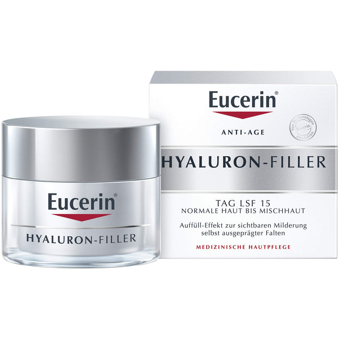 Eucerin Anti-Age Hyaluron-Filler Tag LSF 15 Creme, 50 ml Creme