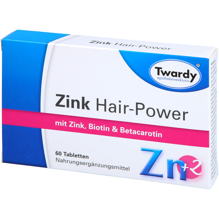 Twardy Zink Hair-Power Tabletten, 60 St. Tabletten