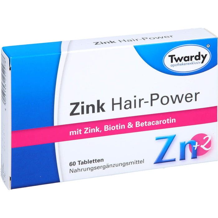 Twardy Zink Hair-Power Tabletten, 60 St. Tabletten