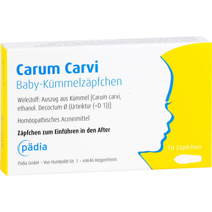 Carum carvi Baby-Kümmelzäpfchen, 10 St. Zäpfchen
