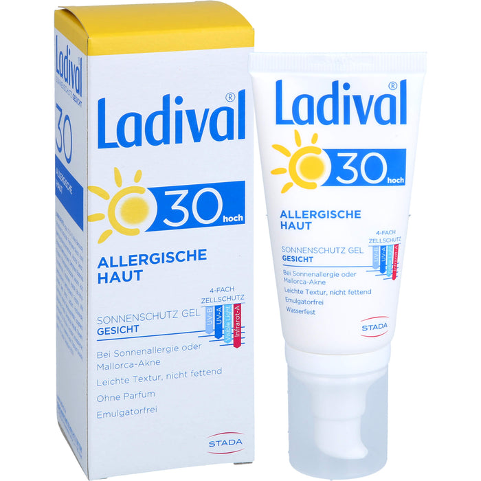 Ladival Allergische Haut LSF 30 Sonnenschutz-Gel, 50 ml Gel