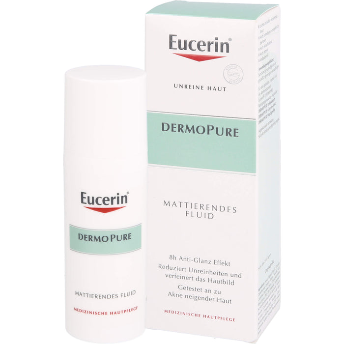 Eucerin DERMOPURE Mattierendes Fluid, 50 ml Lösung