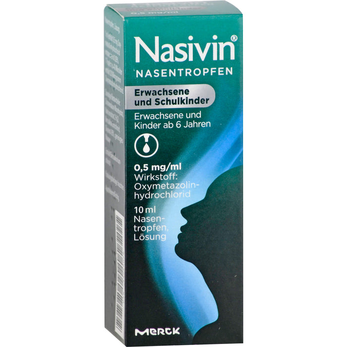 Nasivin Nasentropfen für Erwachsene und Schulkinder, 10 ml Lösung