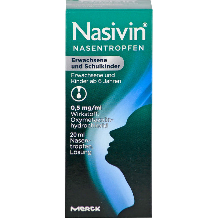 Nasivin Nasentropfen Erwachsene und Schulkinder, 20 ml Lösung