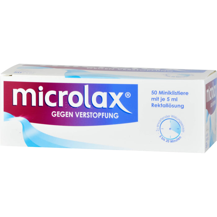 microlax Rektallösung Reimport Pharma Gerke, 50 St. Klistiere