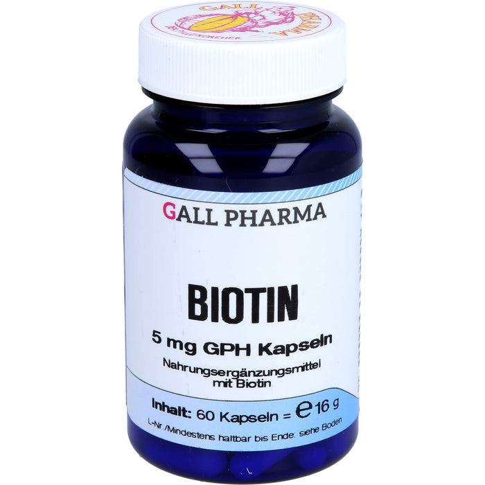 BIOTIN 5 mg GPH Kapseln, 60 St KAP