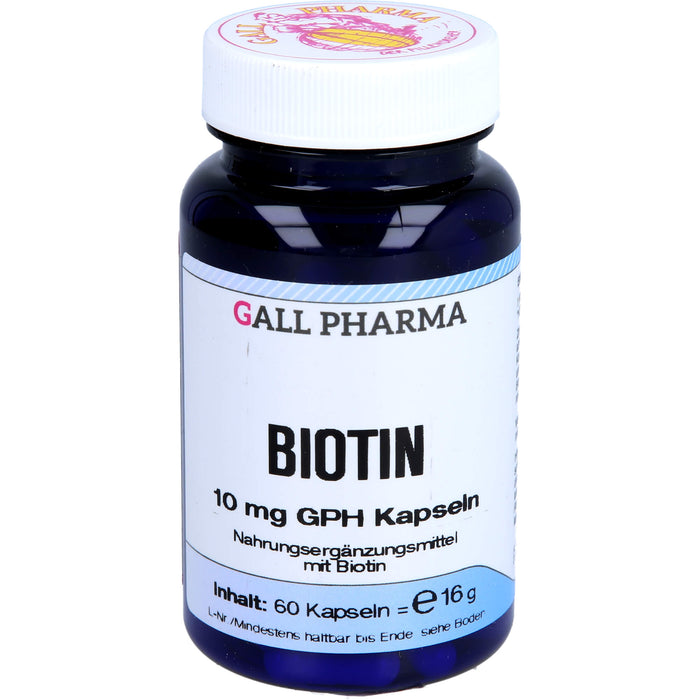 GALL PHARMA Biotin 10 mg GPH Kapseln, 60 St. Kapseln