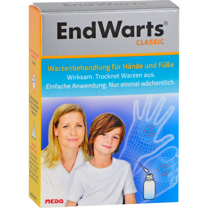 EndWarts classic Warzenbehandlung für Hände und Füße Lösung, 3 ml Lösung