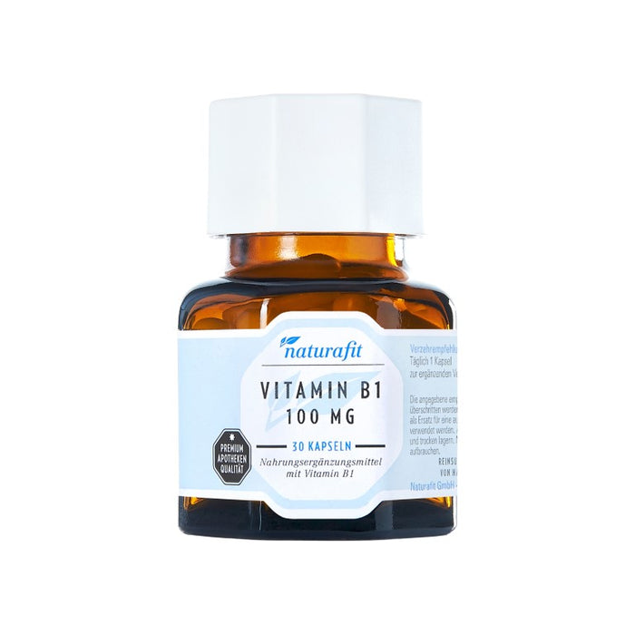 naturafit Vitamin B1 100 mg Kapseln, 30 St. Kapseln