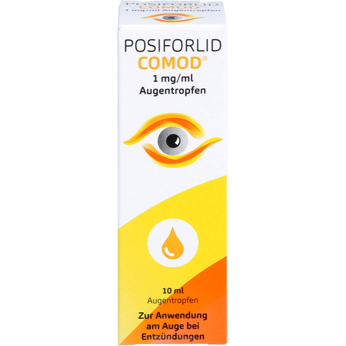 POSIFORLID COMOD Augentropfen bei Entzündungen am Auge, 10 ml Lösung