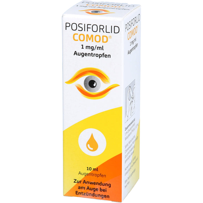 POSIFORLID COMOD Augentropfen bei Entzündungen am Auge, 10 ml Lösung