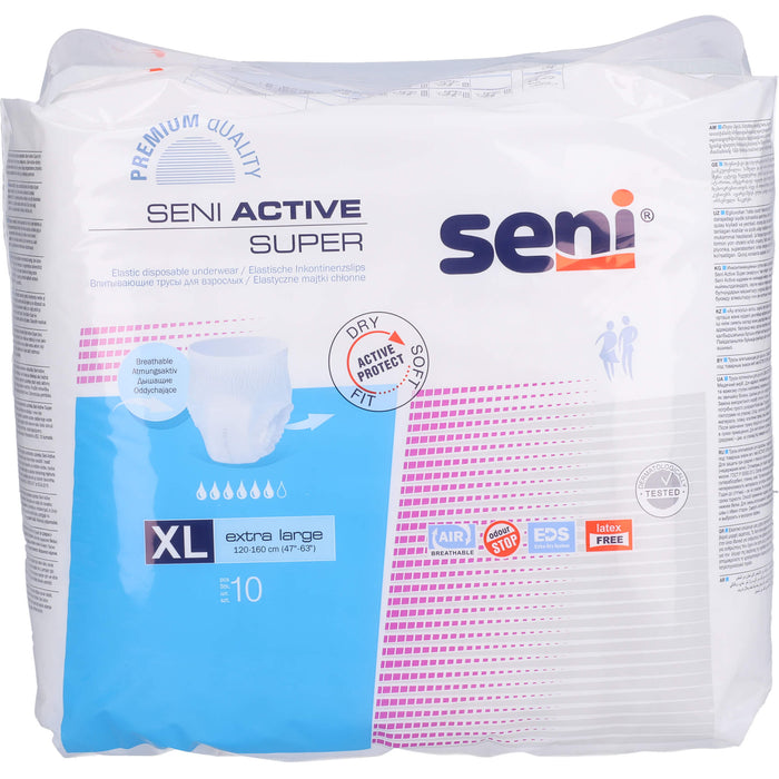 Seni Active Super elastische Inkontinenzslips Gr. XL, 10 St. Slips