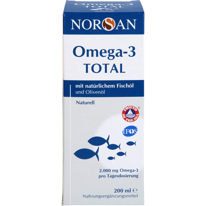 NORSAN Omega-3 Total Naturell, 200 ml FLU