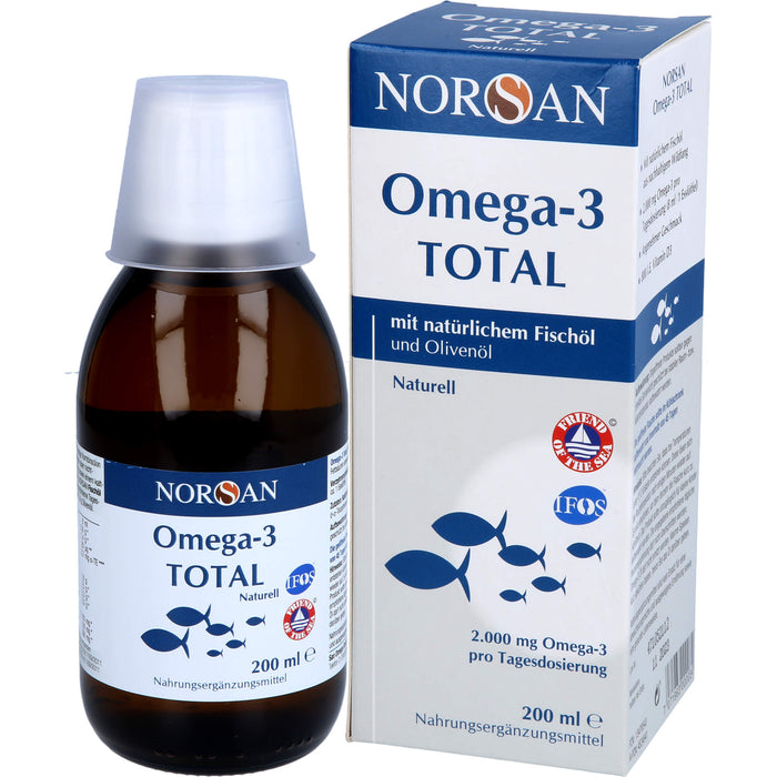 NORSAN Omega-3 Total Naturell, 200 ml FLU