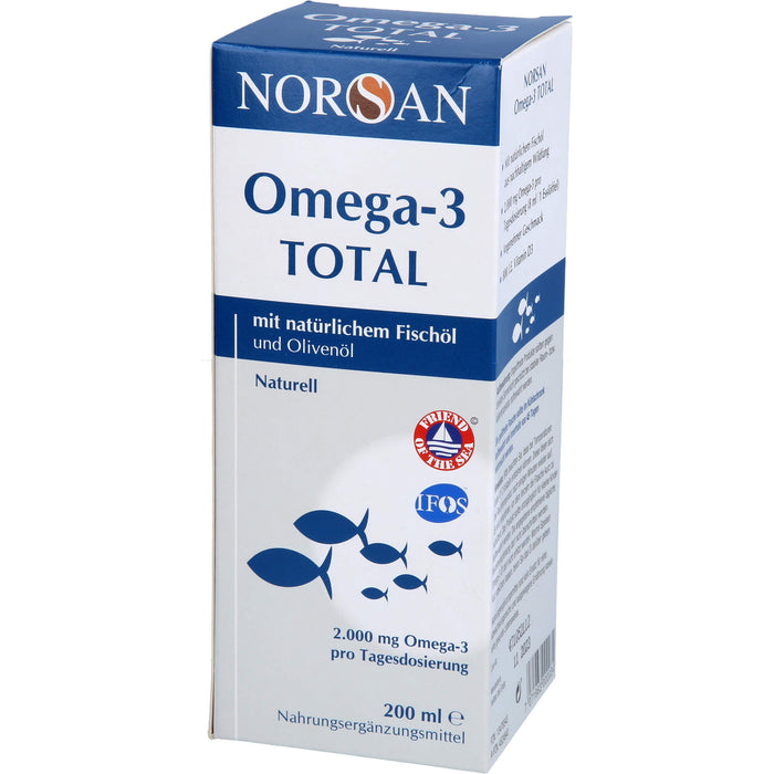 NORSAN Omega-3 Total Naturell, 200 ml FLU