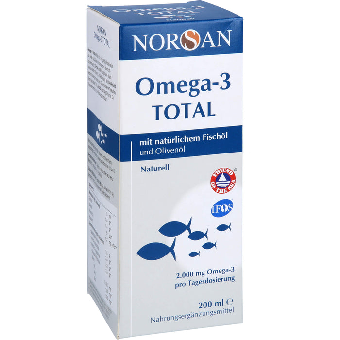 NORSAN Omega-3 Total Naturell, 200 ml FLU