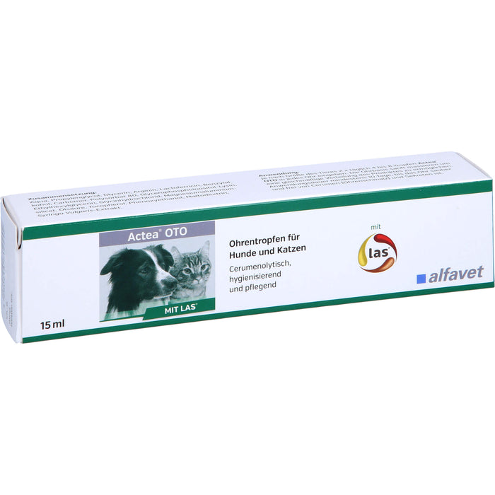 ACTEA OTO Ohrentropfen für Hunde und Katzen, 15 ml OHT