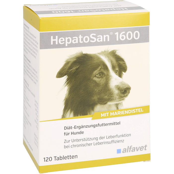 HEPATOSAN 1600 Ergänzungsfutterm. f.Hunde/Katzen, 120 St TAB