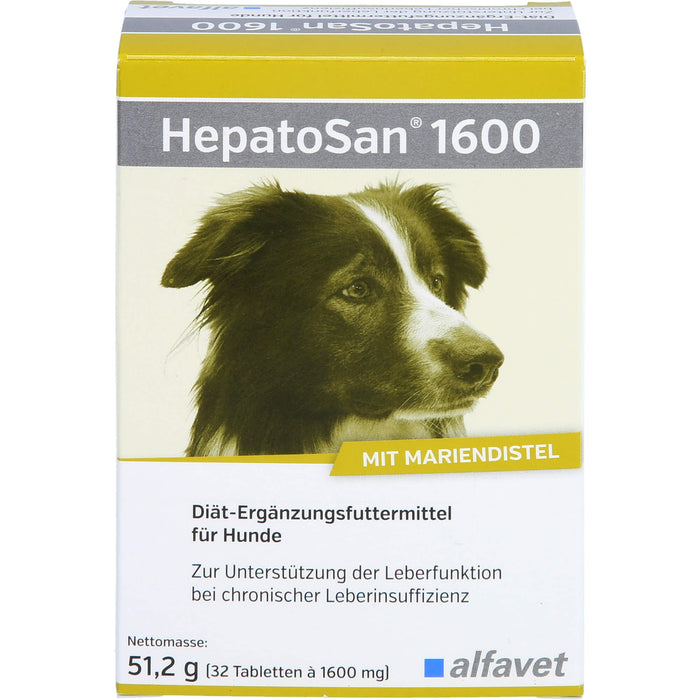 HEPATOSAN 1600 Ergänzungsfutterm. f.Hunde/Katzen, 32 St TAB