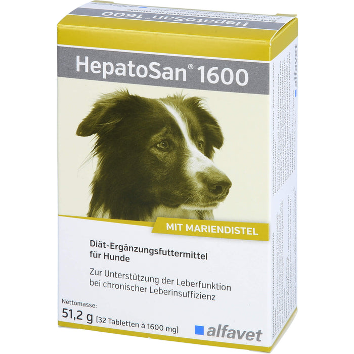 HEPATOSAN 1600 Ergänzungsfutterm. f.Hunde/Katzen, 32 St TAB
