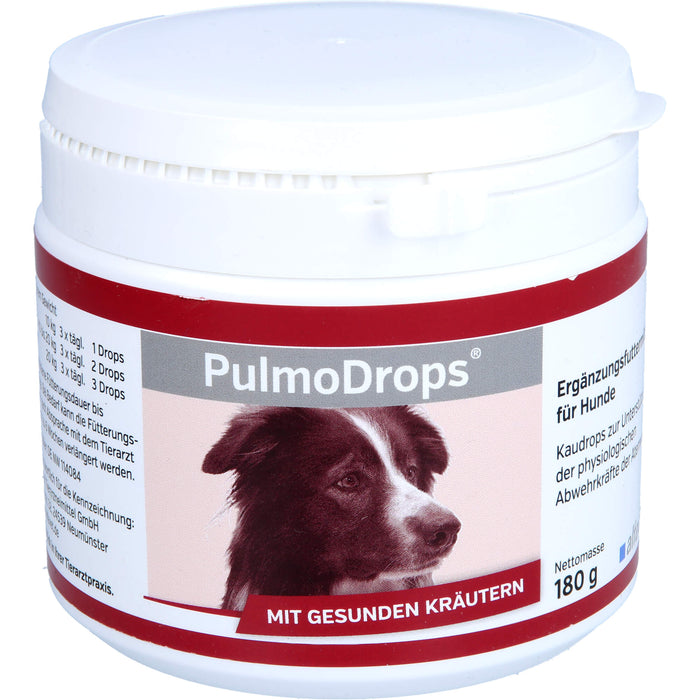 PULMODROPS Ergänzungsfuttermittel für Hunde, 180 g KTA