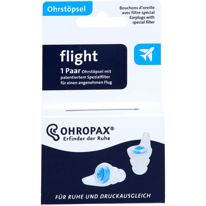 OHROPAX flight Ohrstöpsel mit Filter, 2 St. Ohrstöpsel