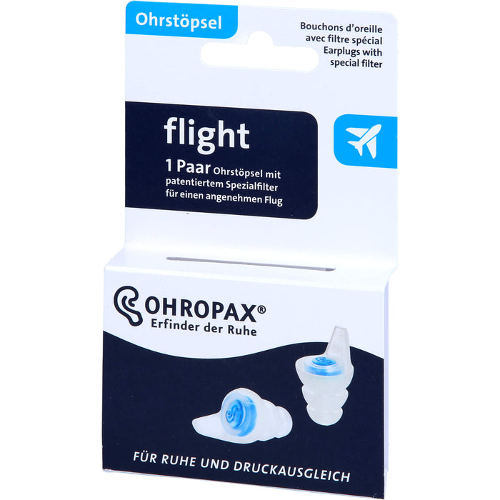 OHROPAX flight Ohrstöpsel mit Filter, 2 St. Ohrstöpsel