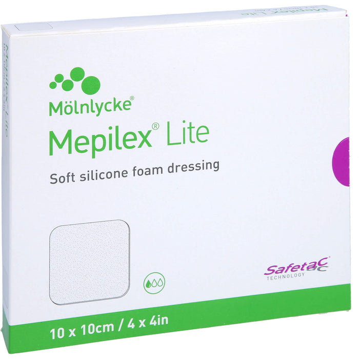 MEPILEX Lite 10x10 cm Schaumverband steril, 5 St VER