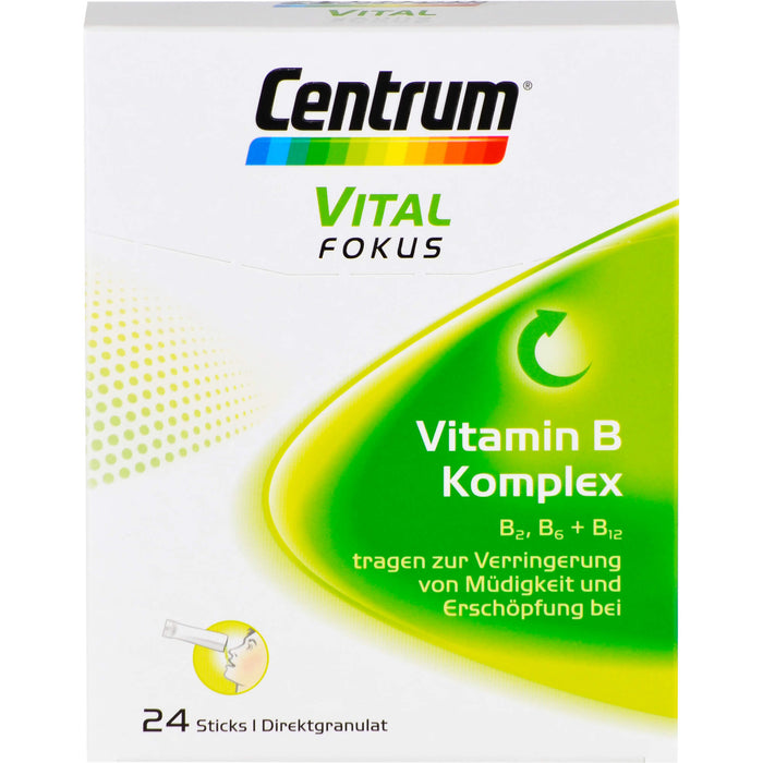 Centrum Vital Fokus Vitamin B Komplex Direktgranulat Sticks, 24 St. Beutel