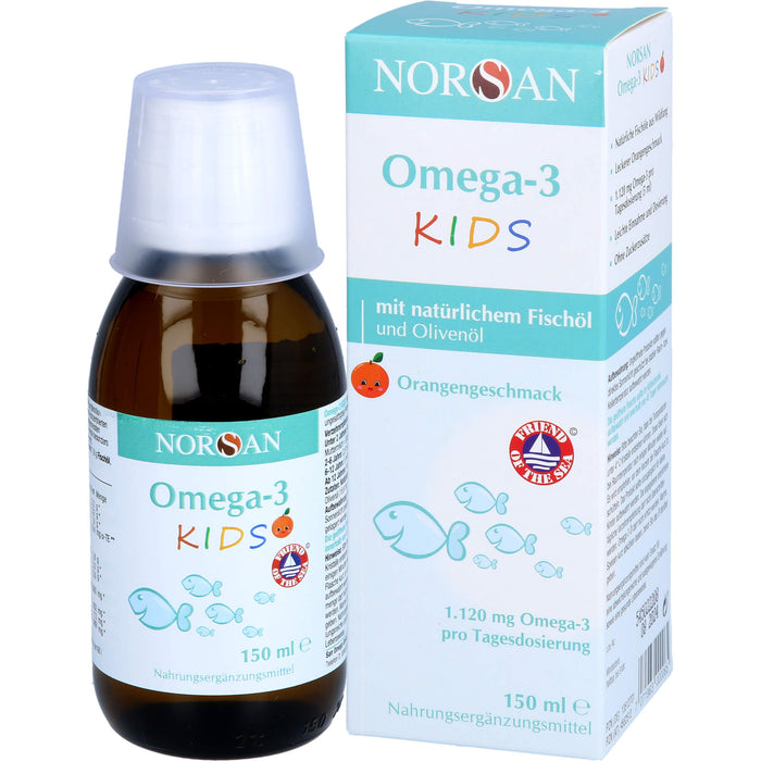 NORSAN Omega-3 Kids, 150 ml FLU