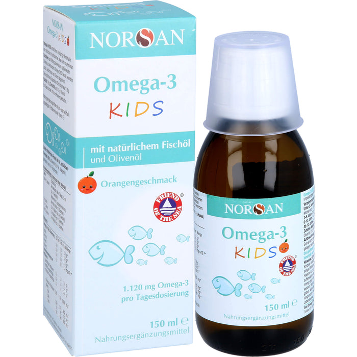 NORSAN Omega-3 Kids, 150 ml FLU