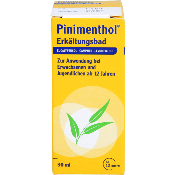 Pinimenthol Erkältungsbad, 30 ml Lösung