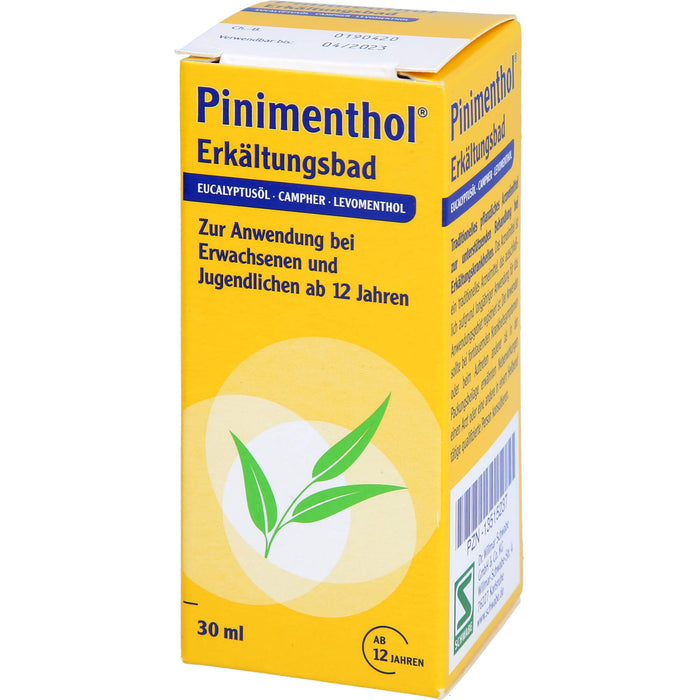 Pinimenthol Erkältungsbad, 30 ml Lösung